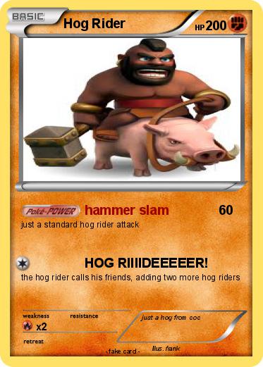 Pokemon Hog Rider
