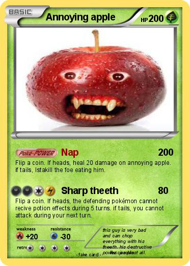 Pokemon Annoying apple