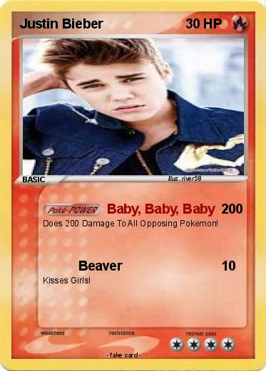 Pokemon Justin Bieber