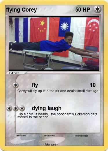 Pokemon flying Corey