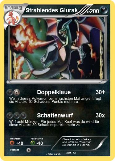 Pokemon Strahlendes Glurak