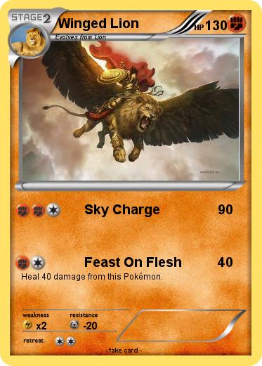 Pokemon Winged Lion