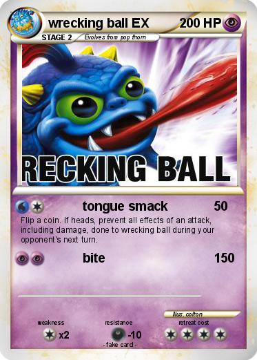 Pokemon wrecking ball EX