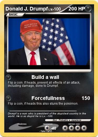 Pokemon Donald J. Drumpf