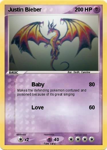 Pokemon Justin Bieber