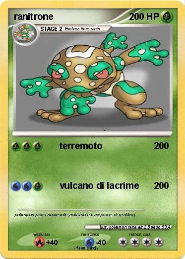 Pokemon ranitrone