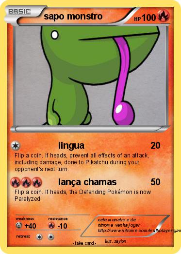 Pokemon sapo monstro