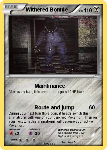Pokemon Withered Bonnie