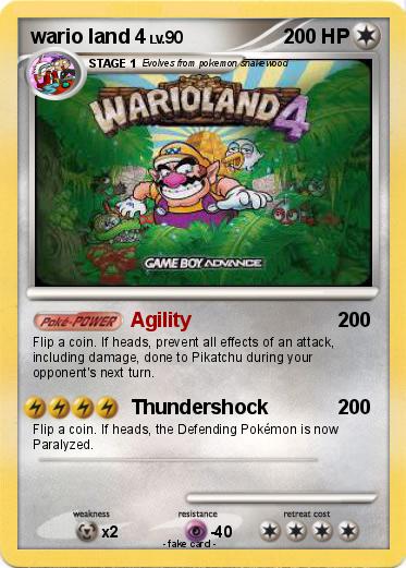 Pokemon wario land 4