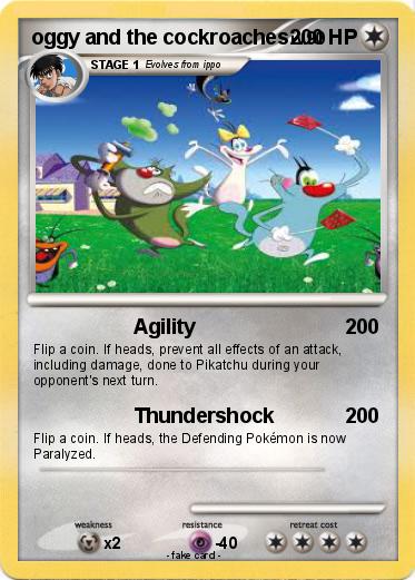 Pokemon oggy and the cockroaches