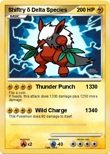 Pokemon Shiftry δ Delta Species