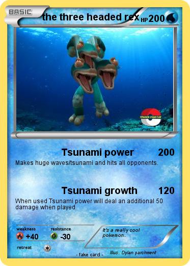 Pokemon the three headed rex