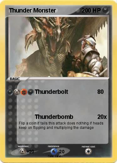 Pokemon Thunder Monster