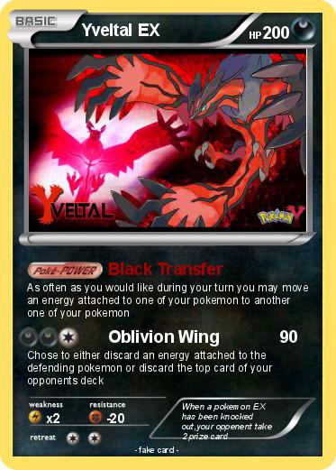 Pokemon Yveltal EX