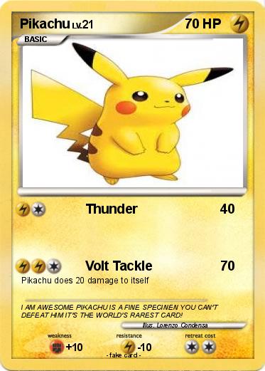 Pokemon Pikachu