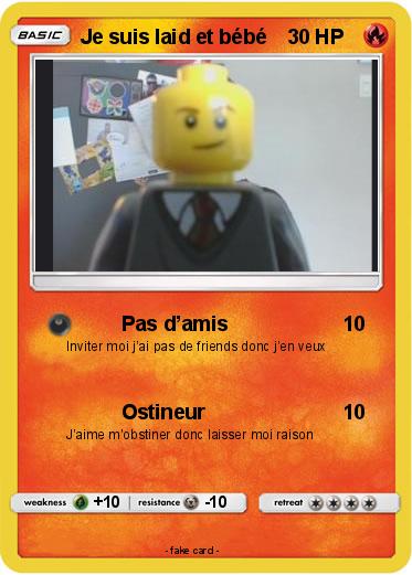 Pokemon Je suis laid et bébé