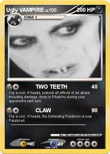 Pokemon Ugly VAMPIRE