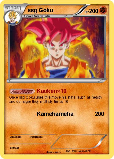 Pokemon ssg Goku