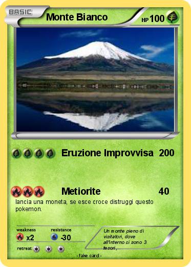 Pokemon Monte Bianco