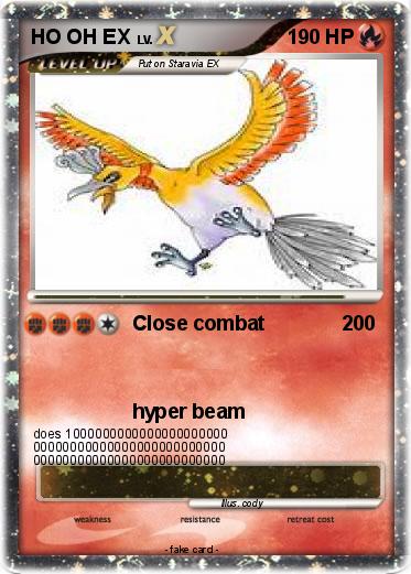 Pokemon HO OH EX