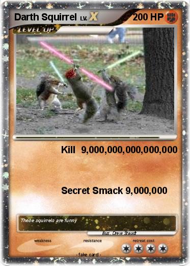 Pokemon Darth Squirrel