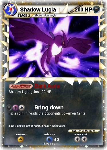 Pokemon Shadow Lugia