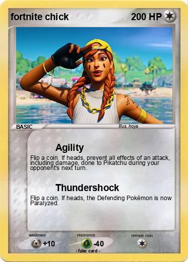 Pokemon fortnite chick