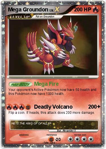 Pokemon Mega Groundon