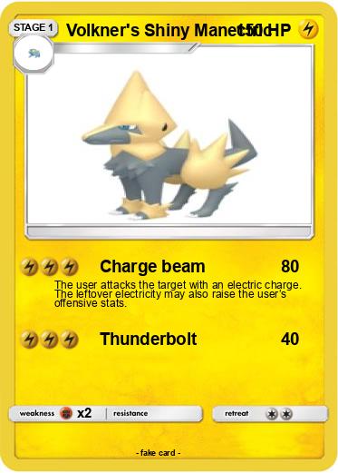 Pokemon Volkner's Shiny Manectric