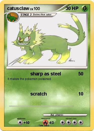 Pokemon catusclaw