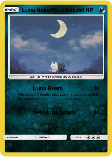 Pokemon Luna Neko+Sun Neko