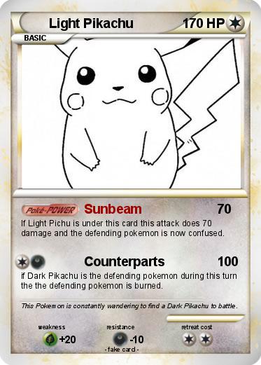 Pokemon Light Pikachu