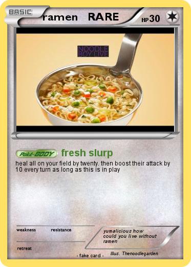 Pokemon ramen   RARE