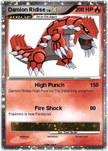 Pokemon Damion Ridise