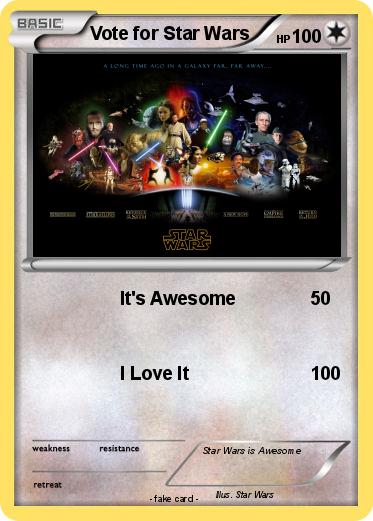 Pokemon Vote for Star Wars