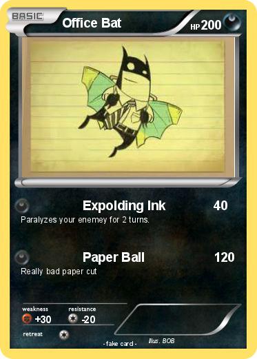 Pokemon Office Bat