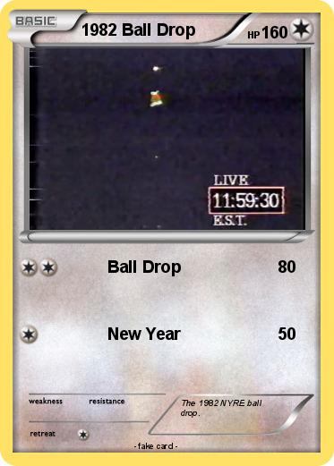 Pokemon 1982 Ball Drop