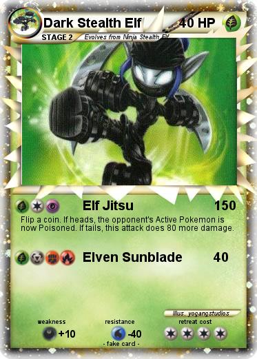 Pokemon Dark Stealth Elf