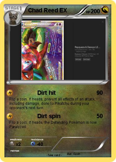 Pokemon Chad Reed EX