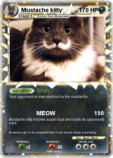 Pokemon Mustache kitty