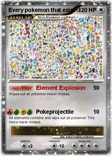 Pokemon Every pokemon that exist