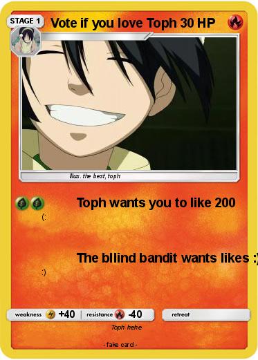 Pokemon Vote if you love Toph