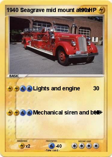 Pokemon 1940 Seagrave mid mount aerial