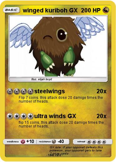 Pokemon winged kuriboh GX