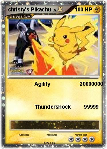 Pokemon christy's Pikachu