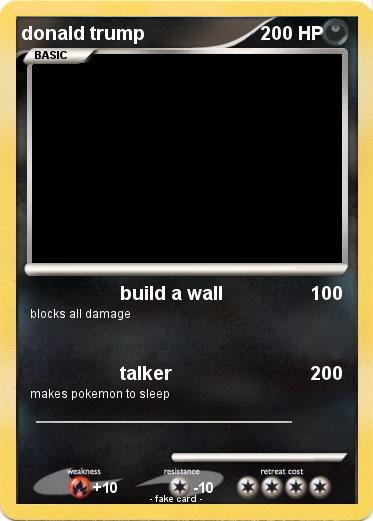 Pokemon donald trump