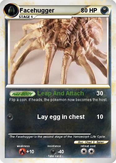 Pokemon Facehugger