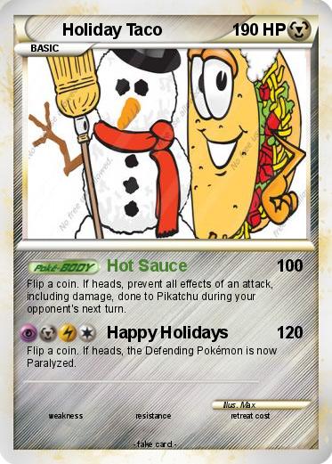 Pokemon Holiday Taco