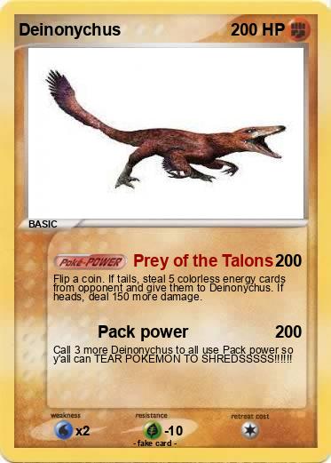Pokemon Deinonychus