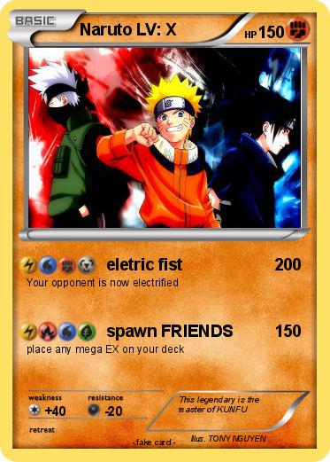 Pokemon Naruto LV: X